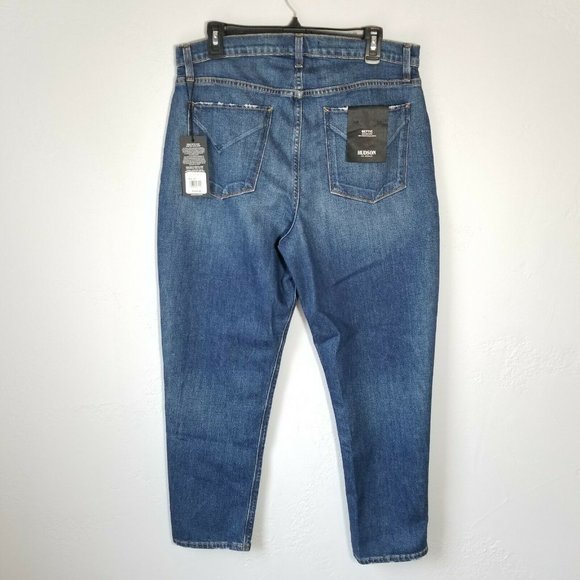 Hudson Bettie High Rise Taper Blue Slim Denim B6 - Picture 2 of 8